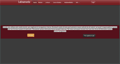 Desktop Screenshot of latinamente.it